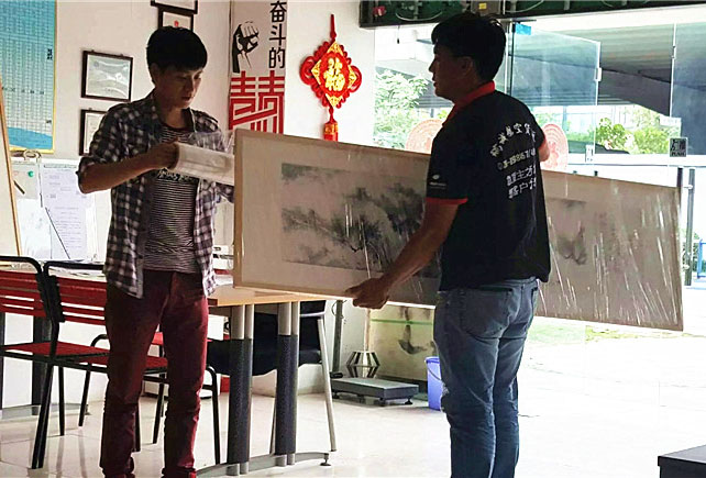 國畫、卷軸航空快遞